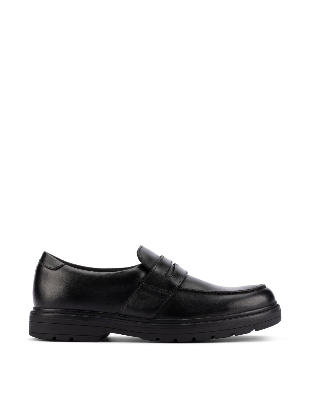 Kids' Leather Slip-On Loafers (3 Small - 7 Small) image 1