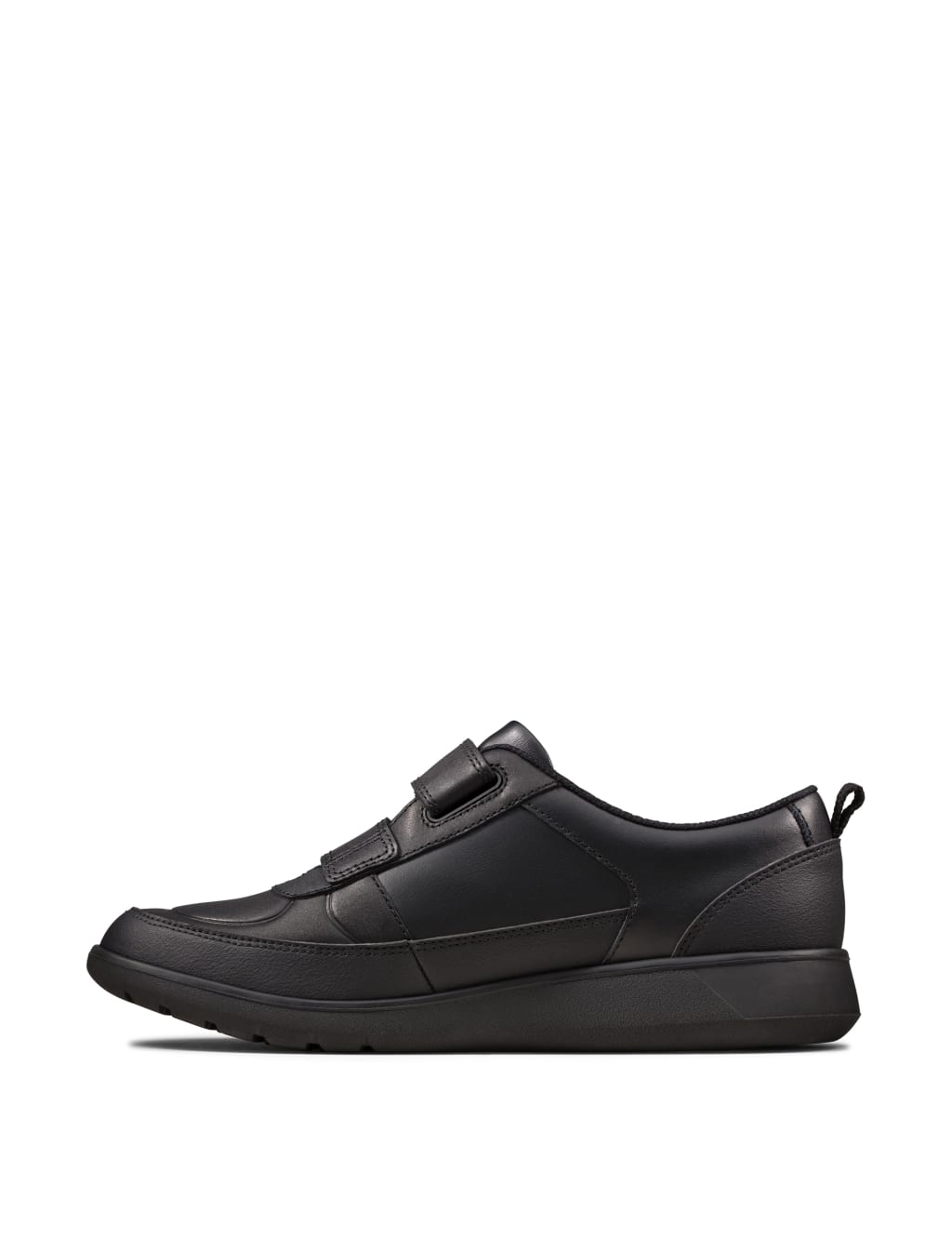 Kids' Leather Riptape School Shoes (3 Small - 9 Small) image 6