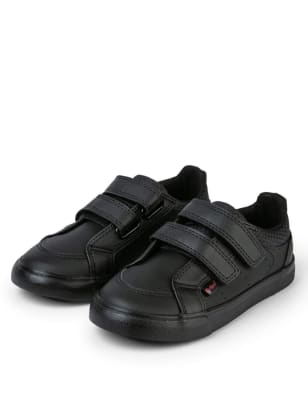 Kids' Leather Riptape School Shoes