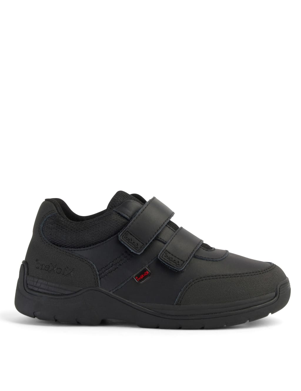 Kids' Leather Riptape School Shoes image 1