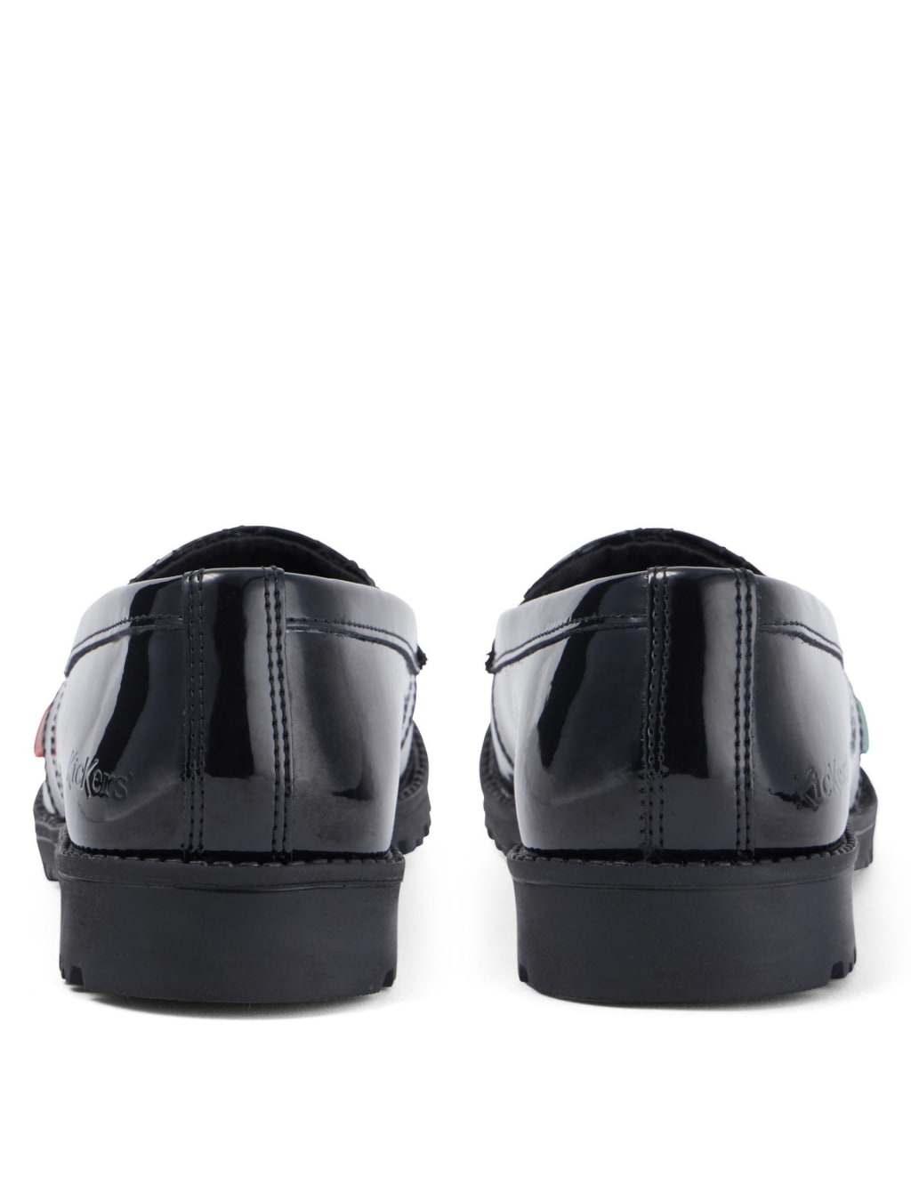 Kids' Quilt Patent Leather School Shoes image 2