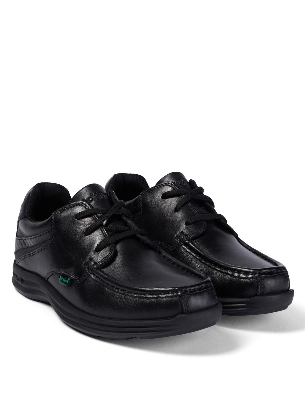 Kids' Leather Lace School Shoes image 2
