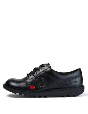 Kids' Leather Lace School Shoes