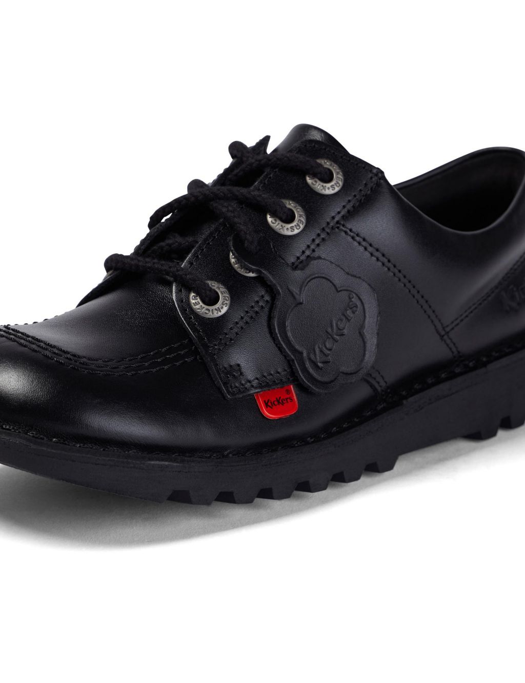 Kids' Leather Lace School Shoes image 3
