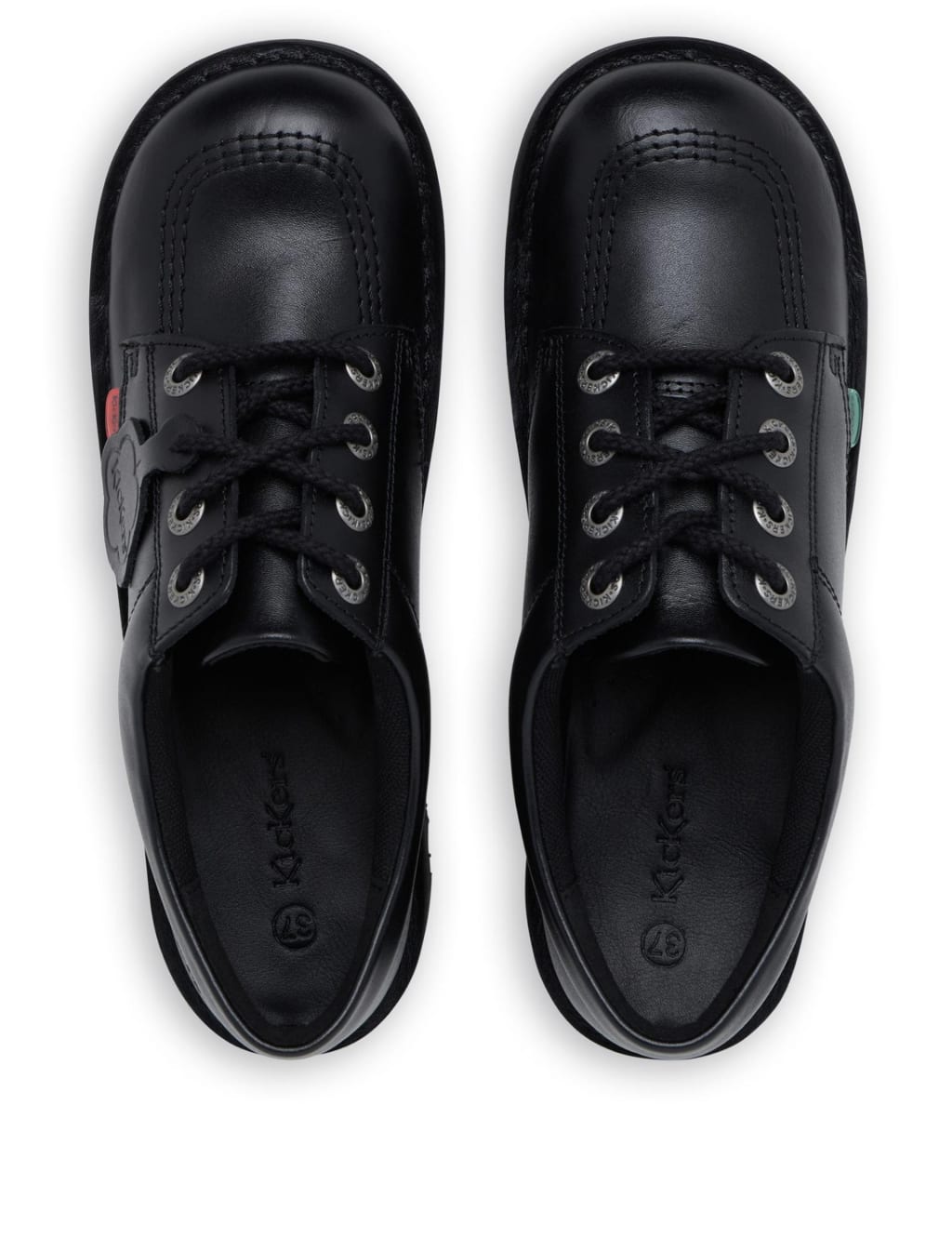 Kids' Leather Lace School Shoes image 4