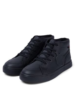 Kids' Leather High Top School Shoes