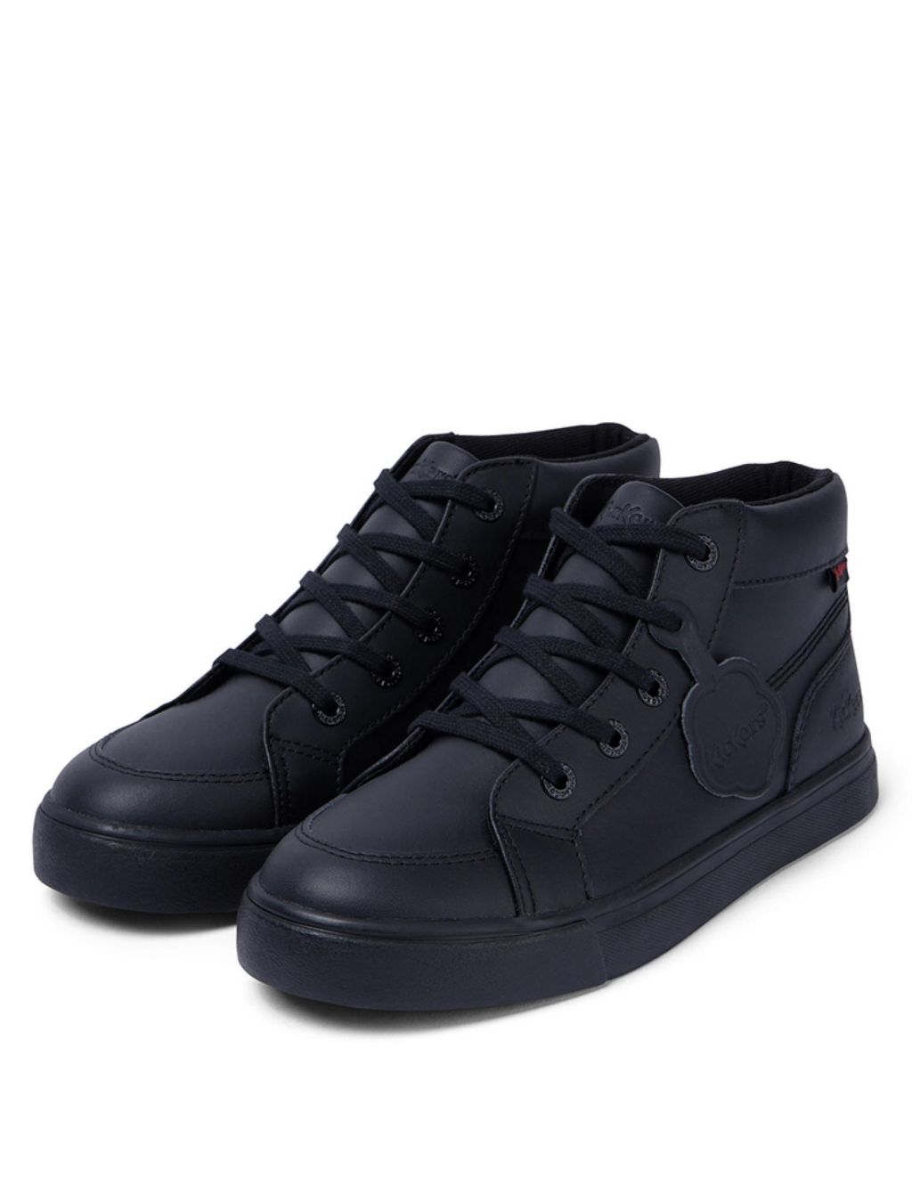 Kids' Leather High Top School Shoes image 2