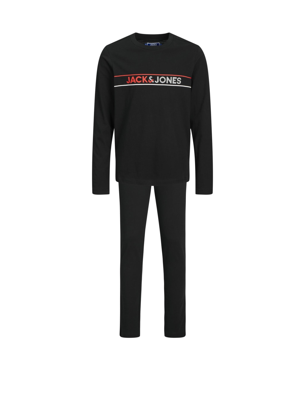 Pure Cotton Logo Print Pyjama Set (8-16 Yrs) image 1