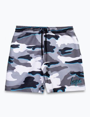M&S Hype Boys Jersey Camouflage Shorts (5-13 Yrs)