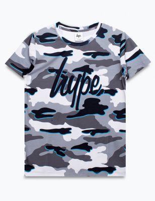 M&S Hype Boys Camouflage T-Shirt (5-13 Yrs)