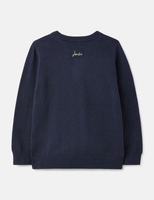 M&S Joules Boys Pure Cotton Animal Jumper (2-8 Yrs)