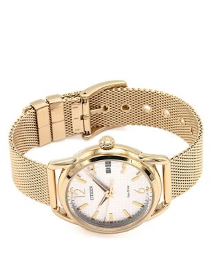 M&S Womens Citizen Eco-Drive Rose Gold Tone Metal Watch