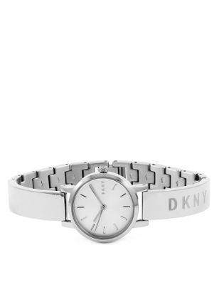 M&S Womens DKNY Soho Metal Bracelet Strap Watch
