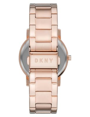 M&S Womens DKNY Soho Rose Gold Metal Watch