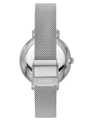 M&S Womens Fossil Jacqueline Silver Tone Bracelet Watch