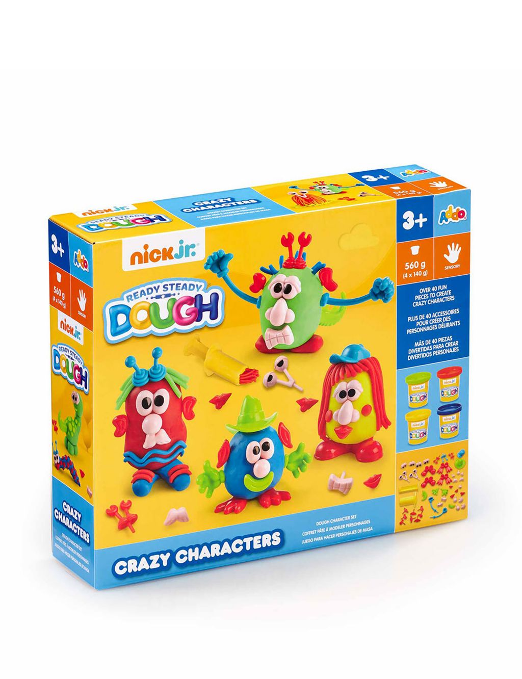 Nick Jr. Ready Steady Dough Crazy Characters Playset (3+ Yrs) image 1
