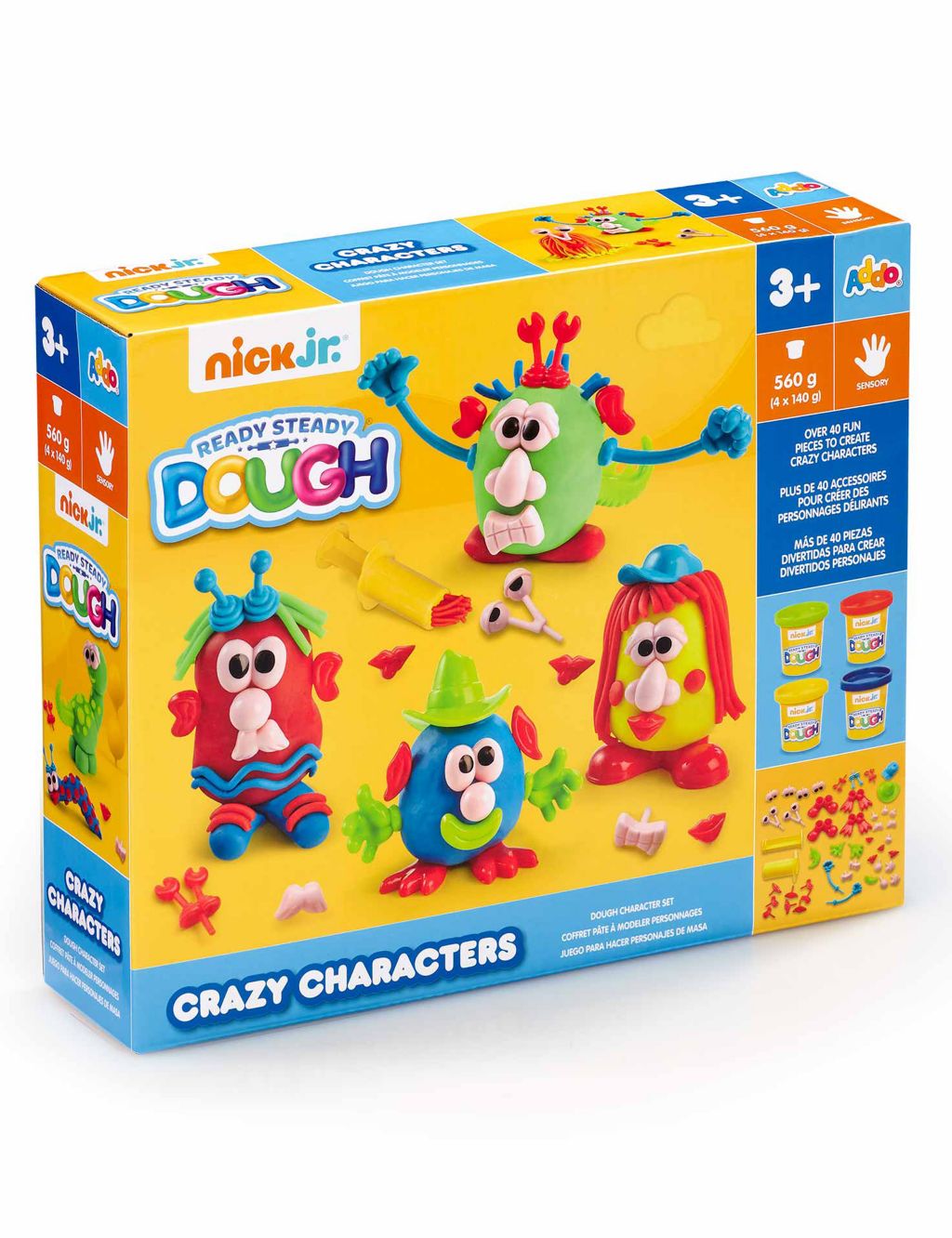 Nick Jr. Ready Steady Dough Crazy Characters Playset (3+ Yrs) image 6