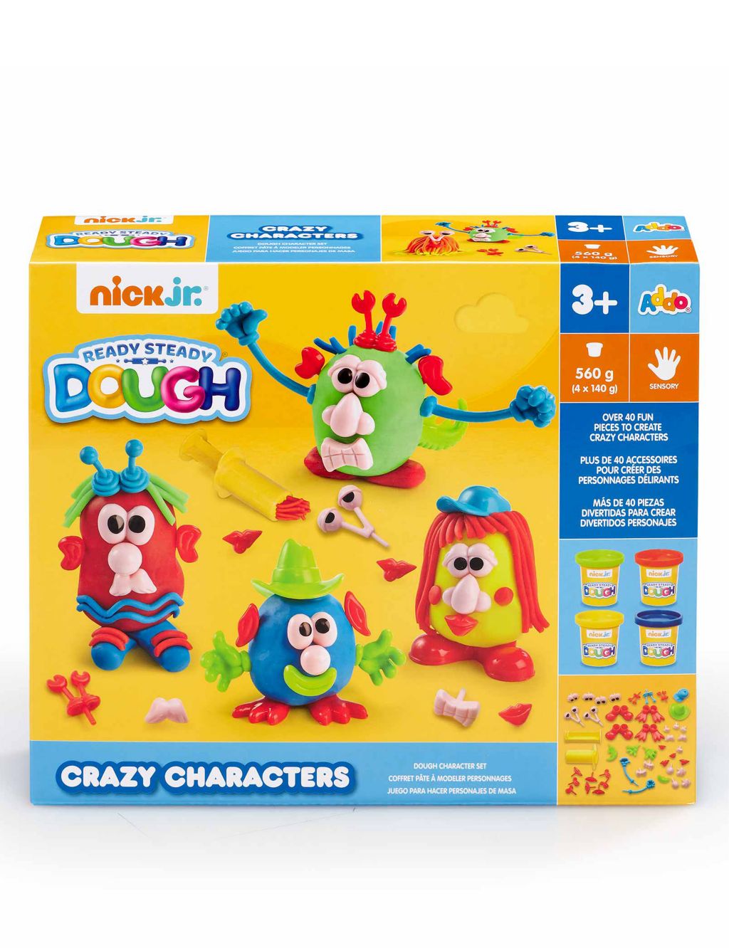 Nick Jr. Ready Steady Dough Crazy Characters Playset (3+ Yrs) image 2