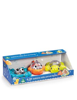 Early Learning Centre Bath Rattle & Roll Friends (6-36 Mths)