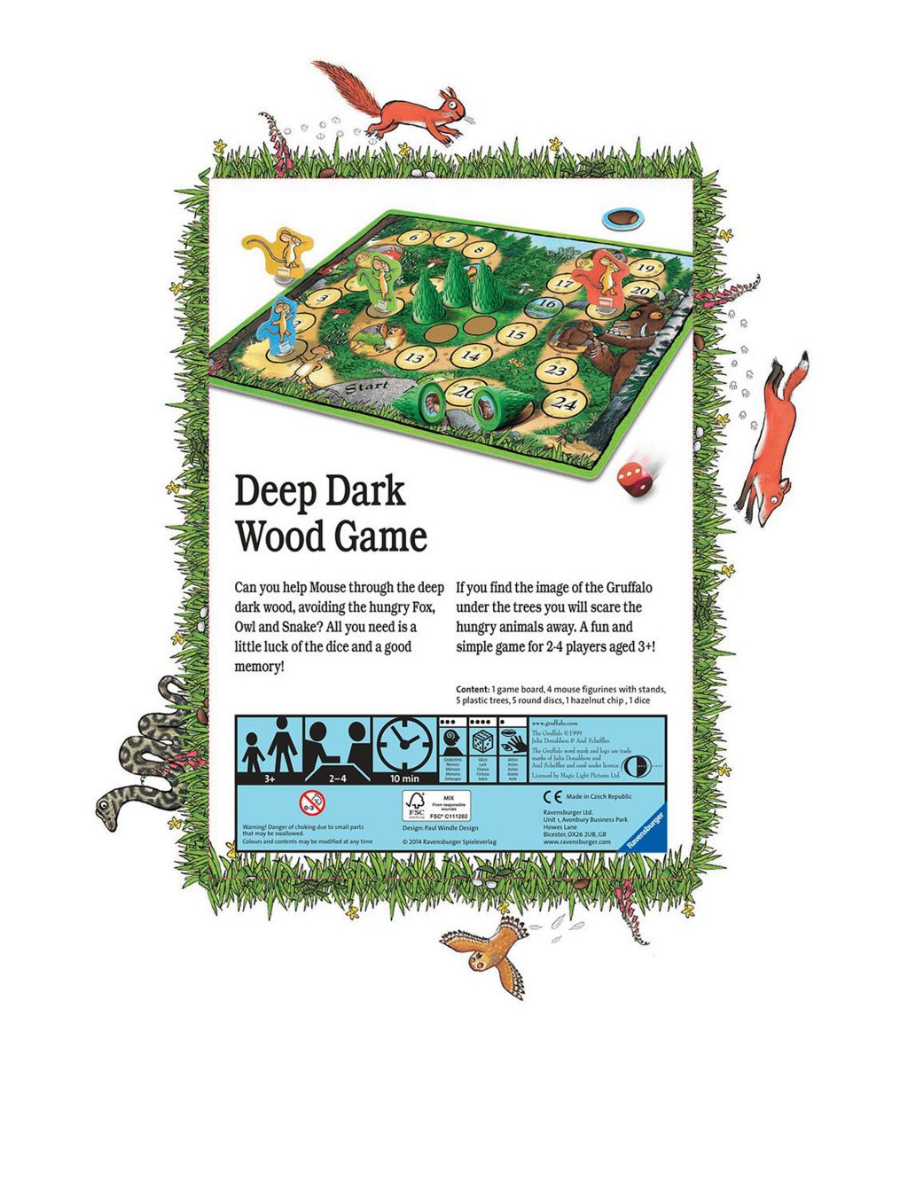 The Gruffalo™ Deep Dark Wood Game (3-10 Yrs) image 4