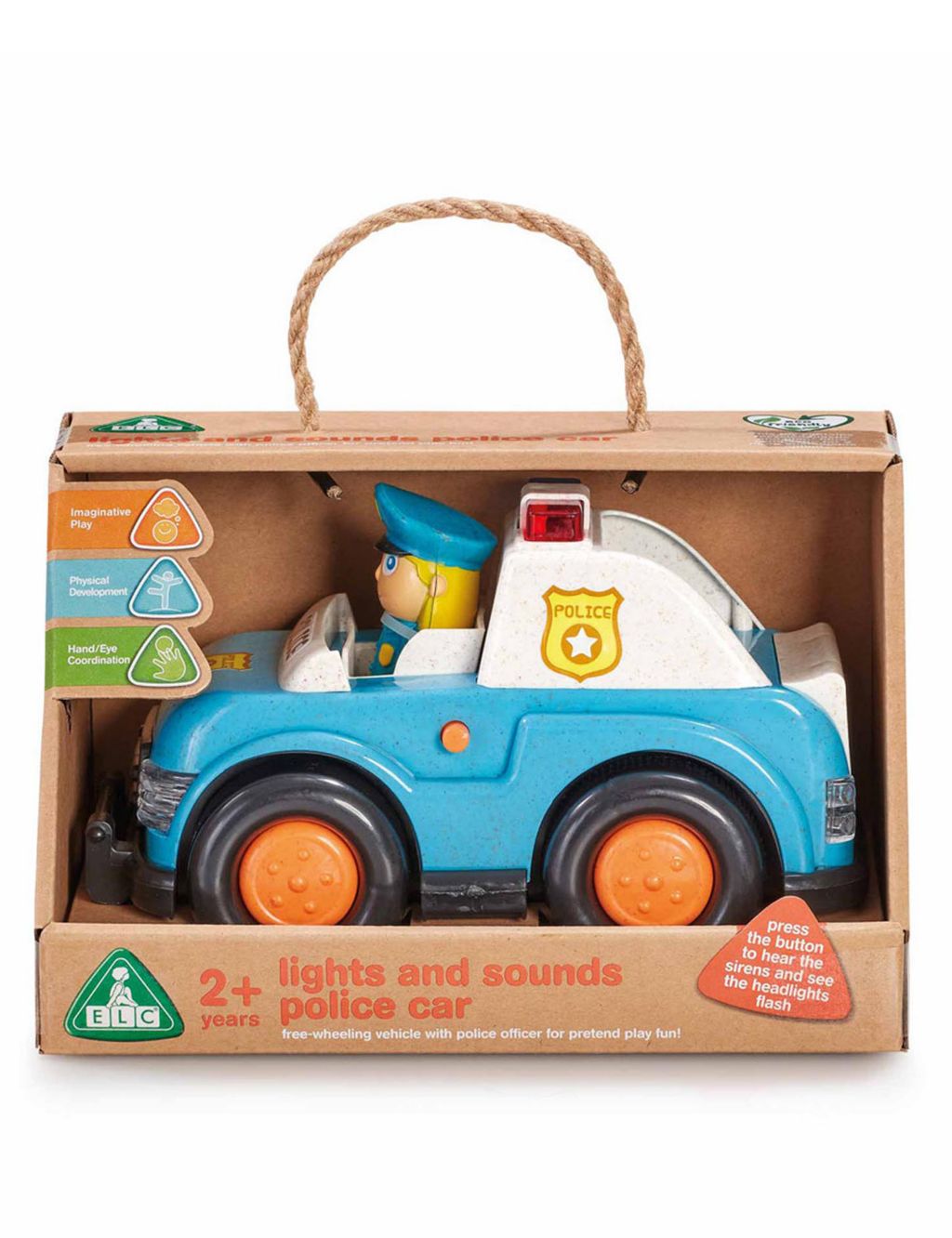 Lights and Sounds Police Car Toy (2+ Yrs) image 2