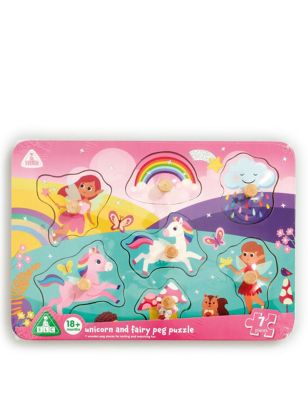 Early Learning Centre Unicorn & Fairy Peg Puzzle (18+ Mths)