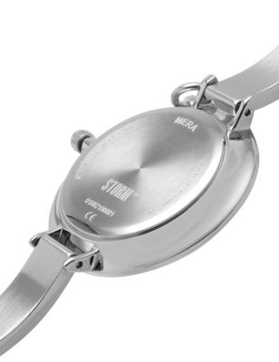 M&S Womens Storm Mera Charm Stainless Steel Bracelet Watch