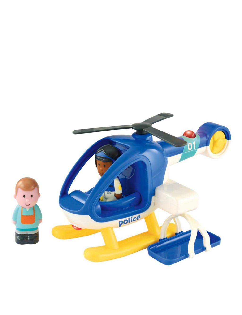Happyland Lights & Sounds Police Helicopter (18 Mths-5 Yrs)