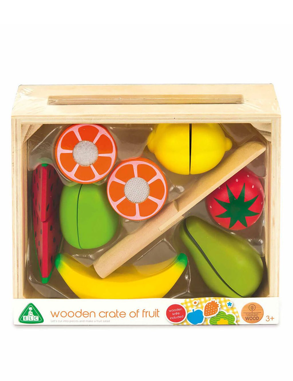 Wooden Fruit Crate (3+ Yrs) image 1