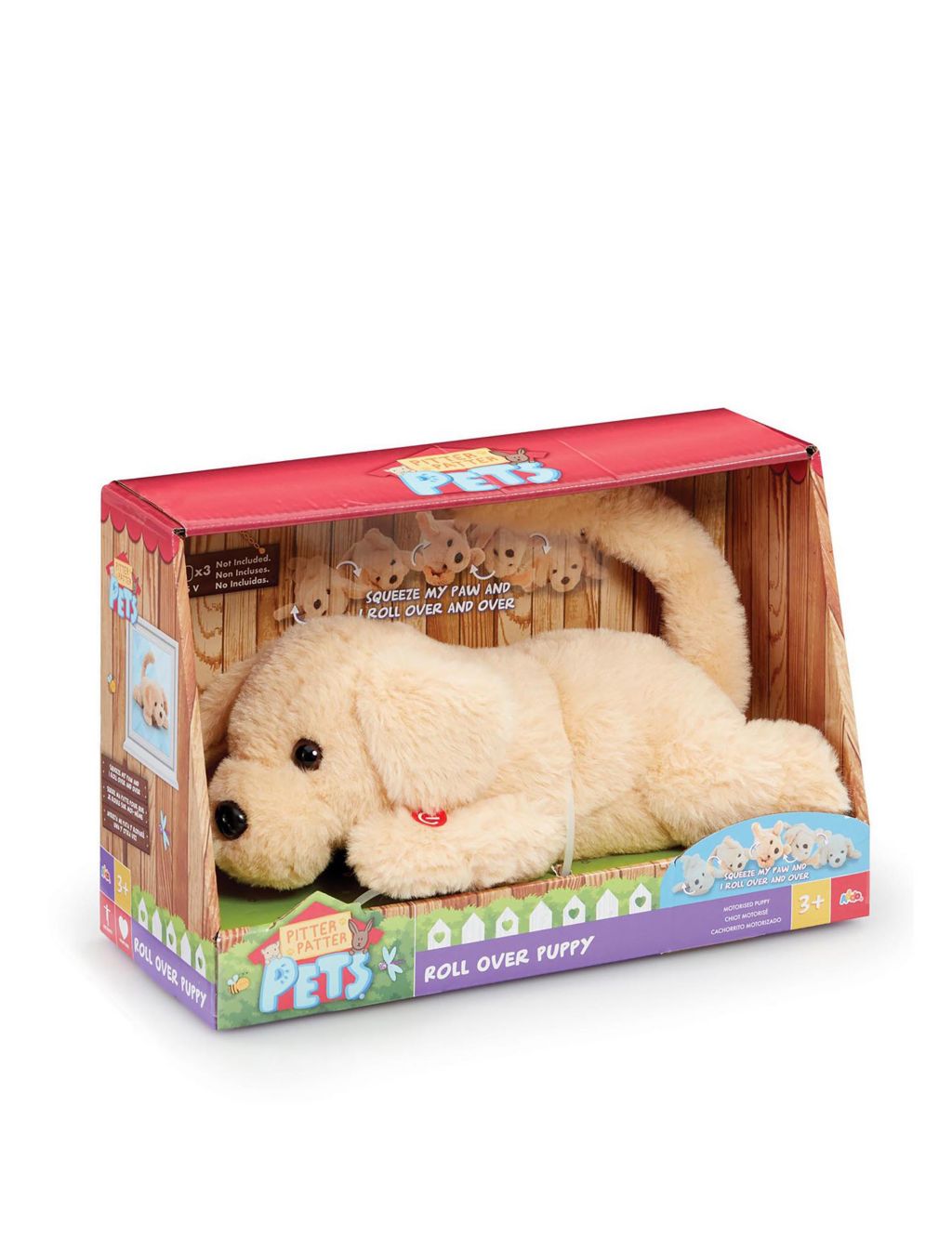 Roll Over Puppy Soft Toy (3-6 Yrs) image 1