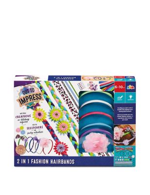 Out To Impress 2 In 1 Fashion Hairbands Set (6-10 Yrs)