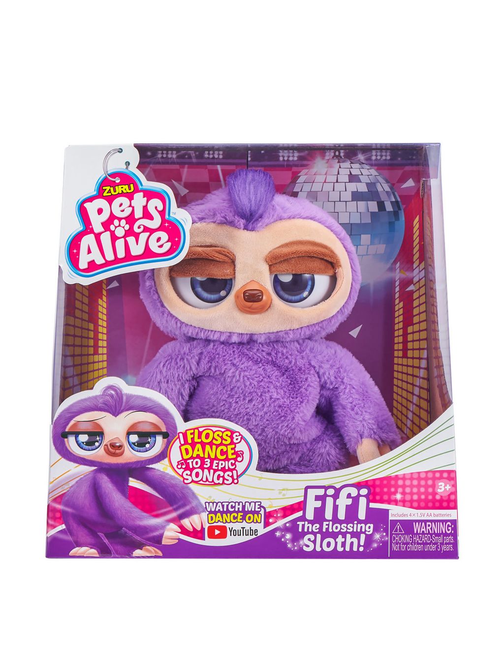 Fifi The Flossing Sloth Robotic Toy (3+ Yrs)