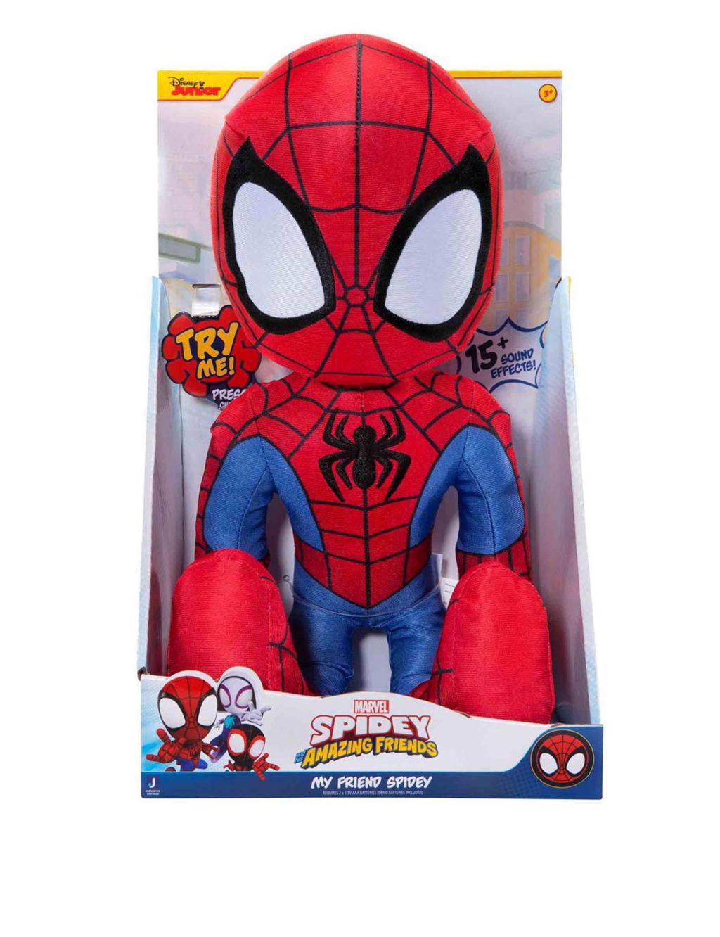 Plush Spider-Man™ Action Figure (3-5 Yrs) image 2