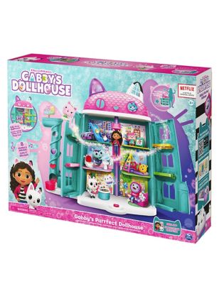 Gabby'S Dollhouse Gabby's Purrfect Dollhouse with Gabby and Pandy Paws Figures (3+ Yrs)