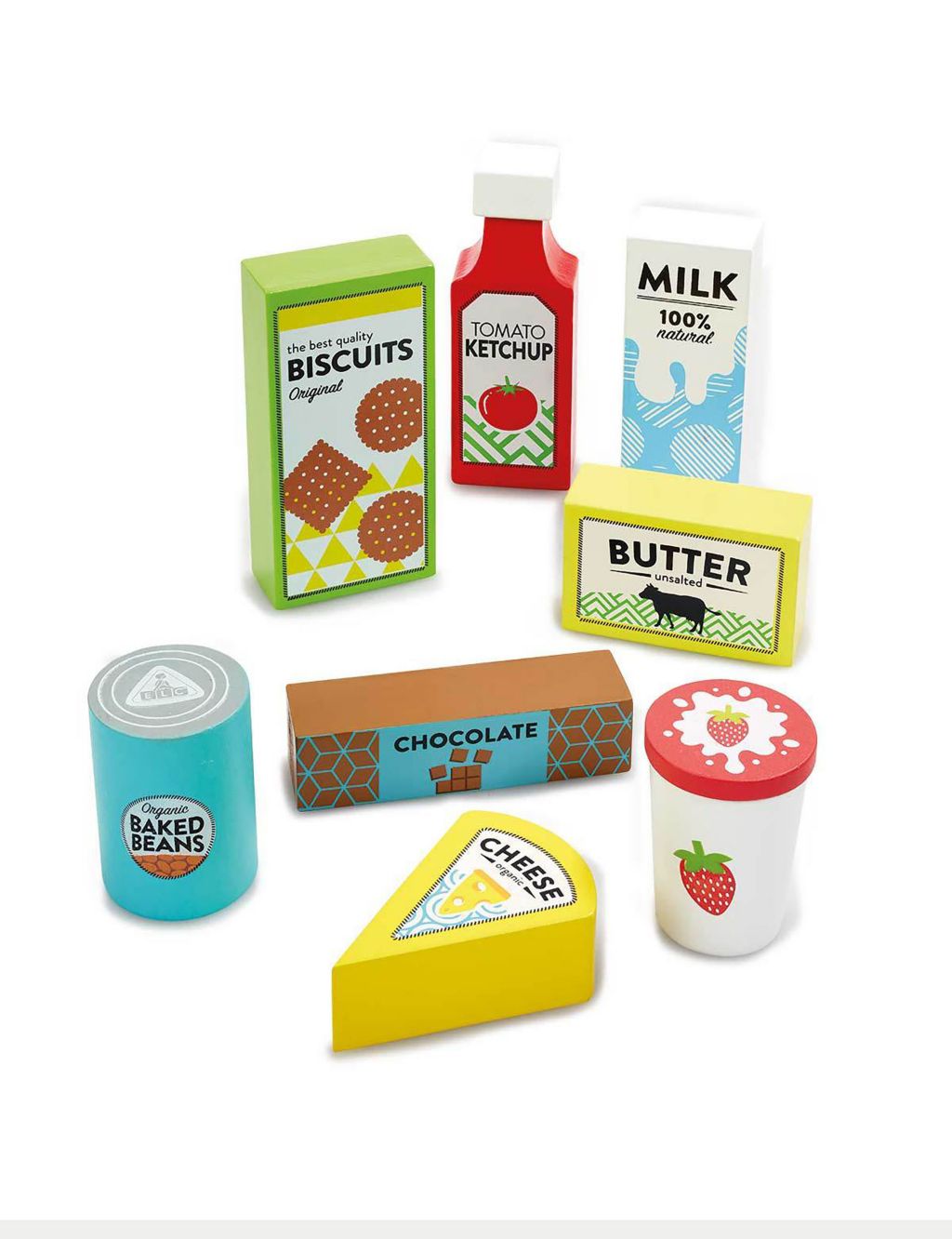Wooden Food Shopping Set (36-72 Mths) image 1