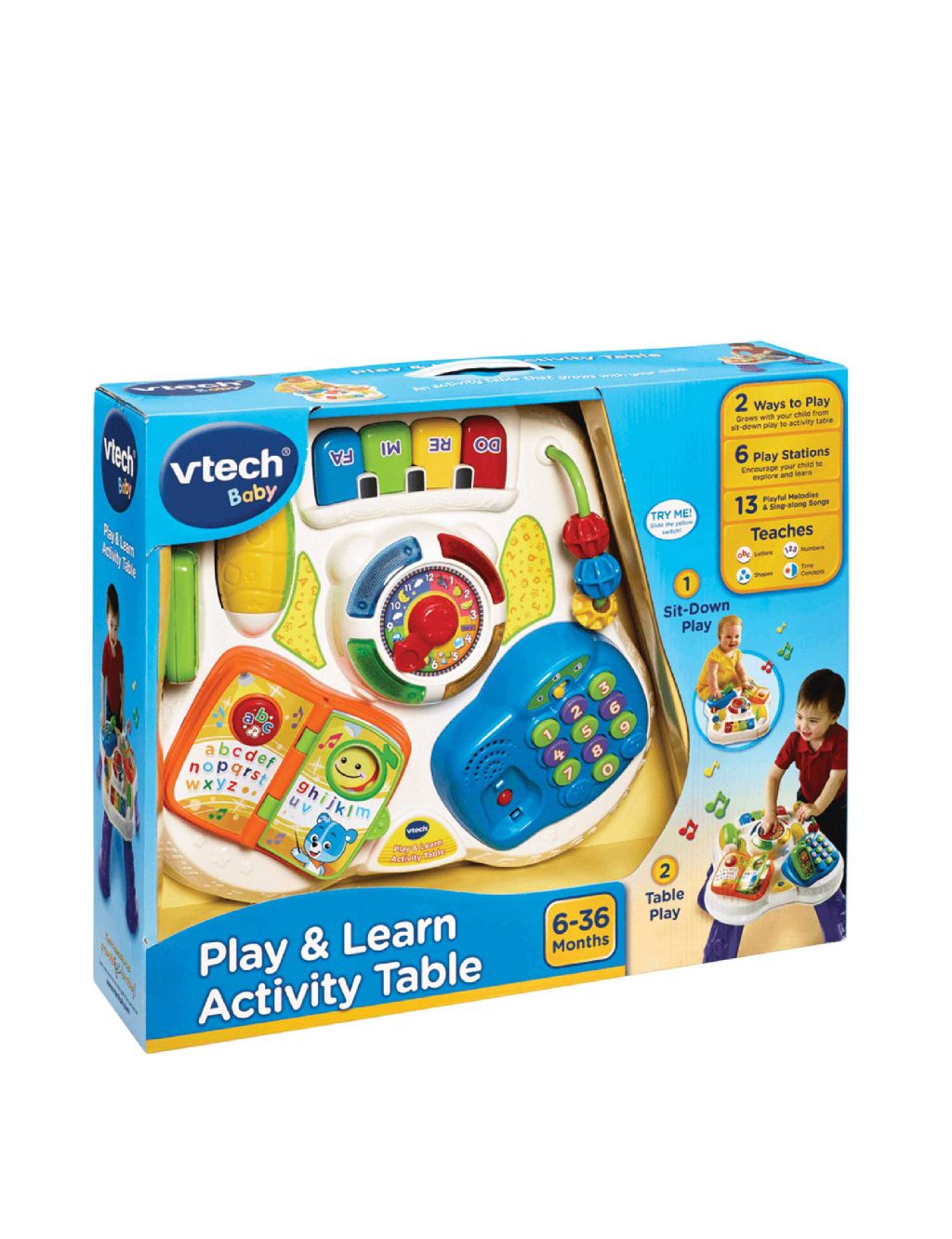 Play & Learn Activity Table (6-36 Mths)