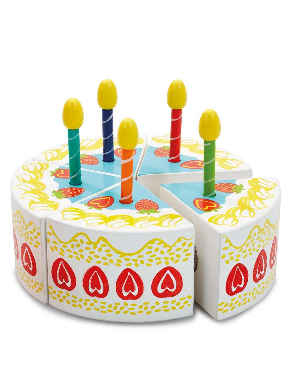 Wooden Birthday Cake (3+ Yrs) image 3