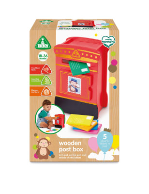 Early Learning Centre Wooden Post Box (18+ Mths)