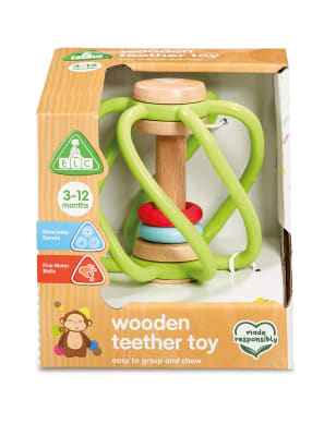 Early Learning Centre Wooden Teether Toy (3-12 Mths)