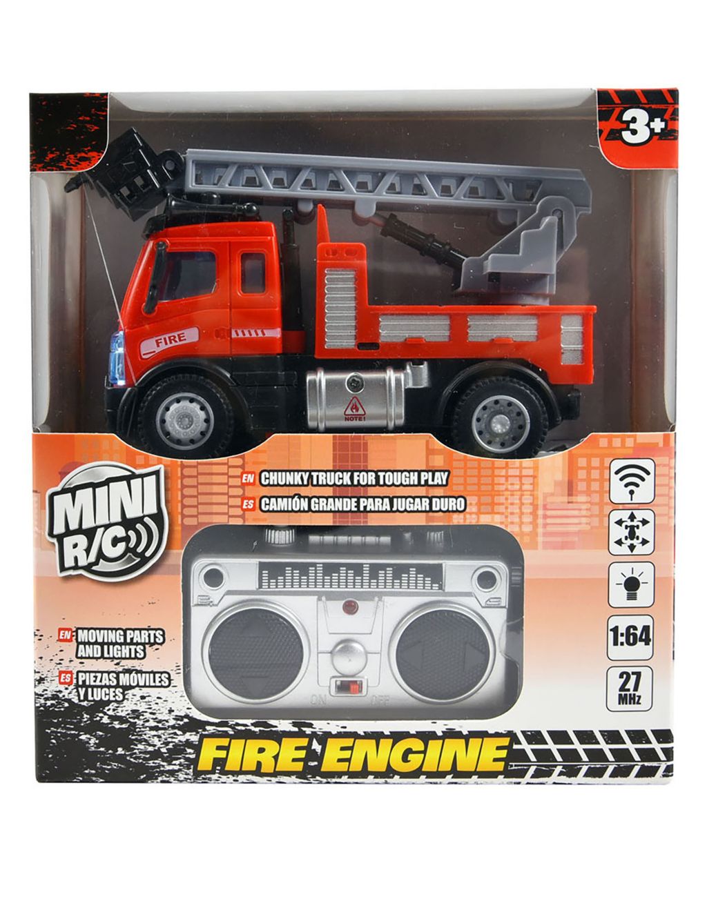 Mini Remote Control Fire Engine (3+ Yrs)