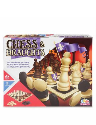 Addo Games Chess and Draughts Game (6+ Yrs)
