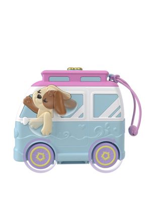 Polly Pocket Seaside Puppy Ride Playset (4+ Yrs)