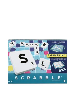Scrabble 2 in 1 Board Game (8+ Yrs)