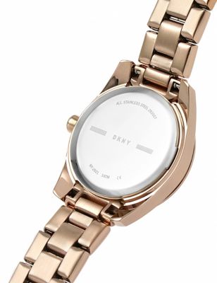 M&S Womens DKNY Nolita Crystal Stainless Steel Watch