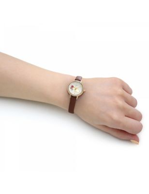 M&S Womens Radley Brown Leather Analogue Quartz Watch