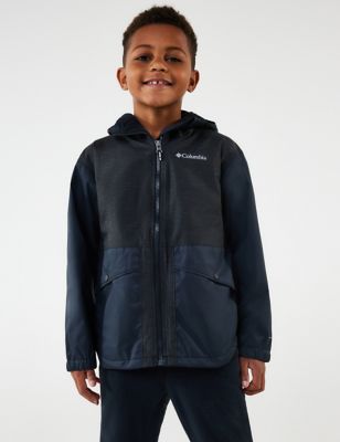 Columbia Boy's Rainy Trails Fleece Lined Jacket (4-16 Yrs) - 4-5 Y - Black, Black