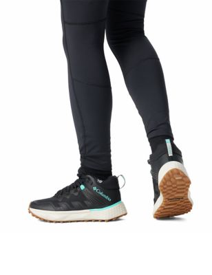 Columbia Women's Facet 75 Mid Outdry Walking Shoes - 5.5 - Black Mix, Black Mix