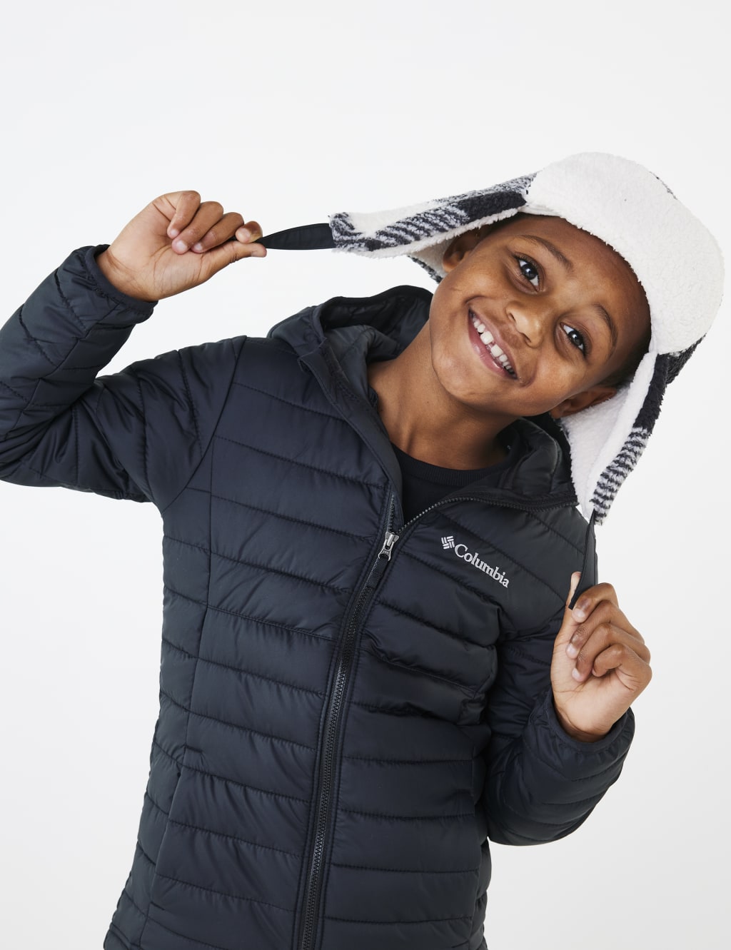 Kids Rugged Ridge Checked Winter Hat image 5