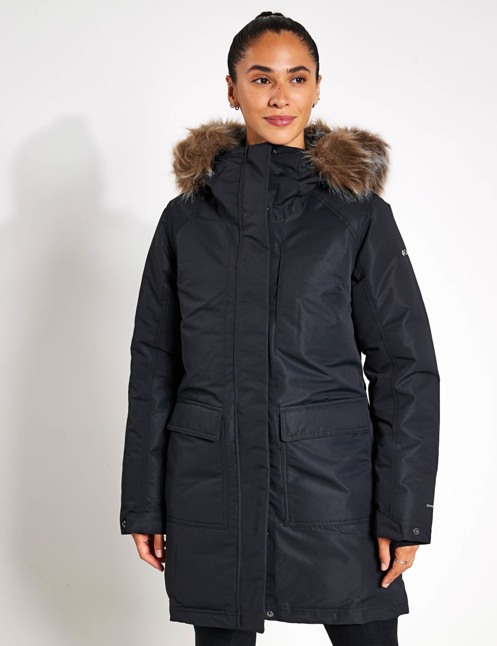 Little Si Hooded Longline Parka Coat image 1