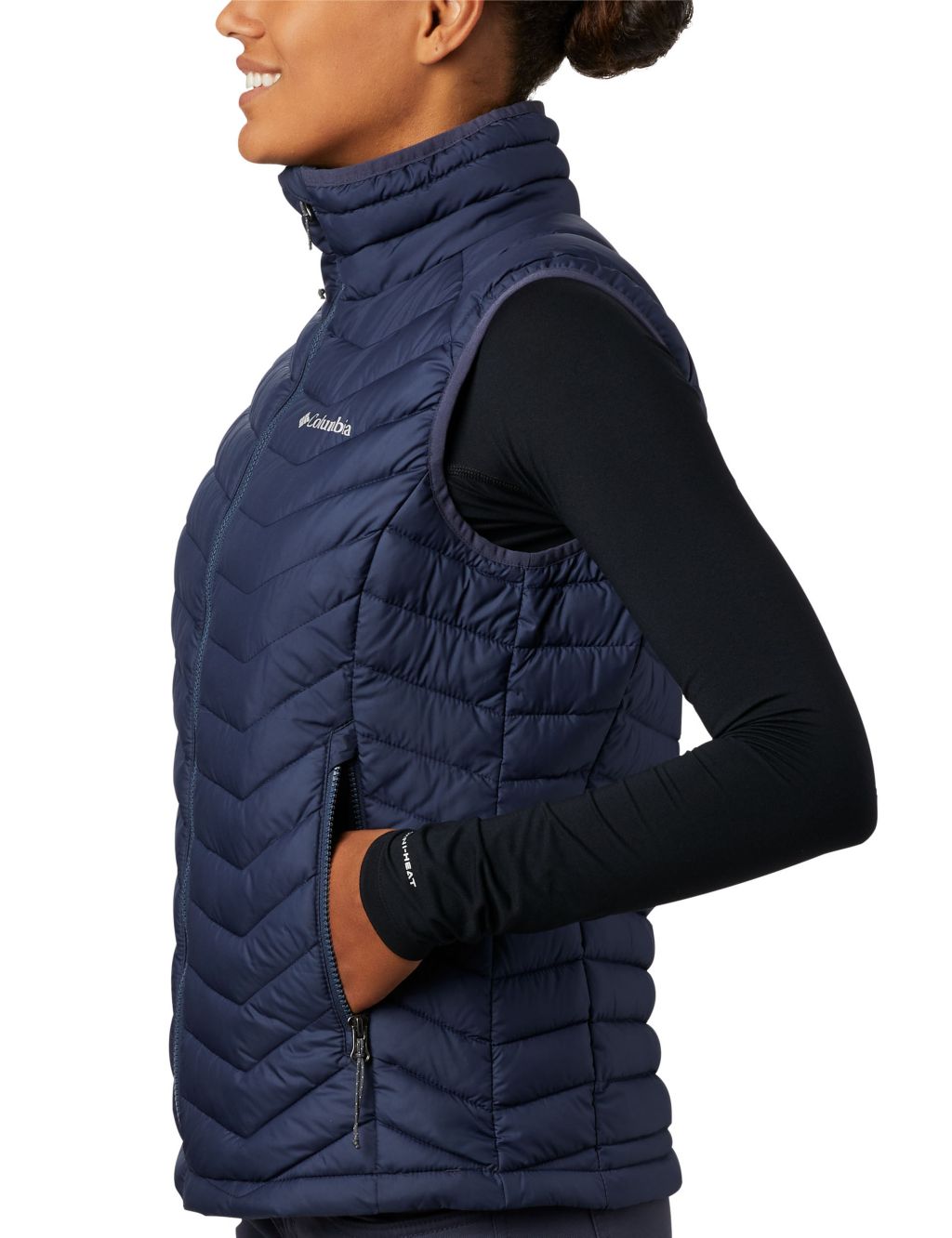 Powder Lite Quilted Funnel Neck Gilet image 2